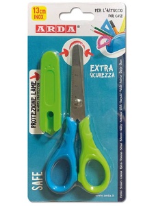 Foarfeca 13cm cu protectie Arda Safe Blister FA1207