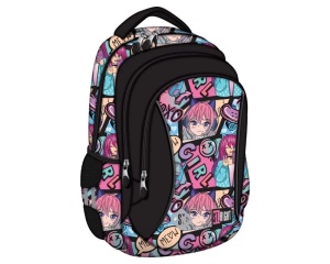 Ghiozdan pentru scoala Manga Girl BP26, 39 cm, 697982, St.Right Majewski