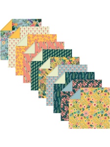 Hartie origami Kiribati 60 coli 70g 15X15cm Clairefontaine 95351C
