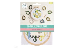 Kit Broderie Lemons DSM-106166 DP Craft pentru cusut in punct incrucisat