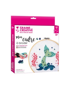 Kit broderie Sirena Graine Creative, 20 cm, cod 420173