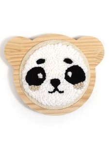Kit broderie panda 15cm Graine Creative 420207