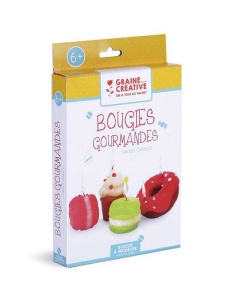 Kit creativ lumanari pentru copii Graine Creative, cod 750107