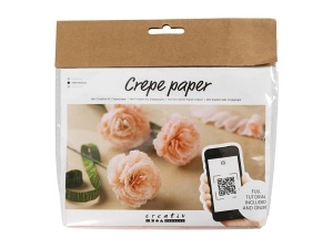 Kit creativ Mini Craft model Garofite din Hartie Creponata 977473