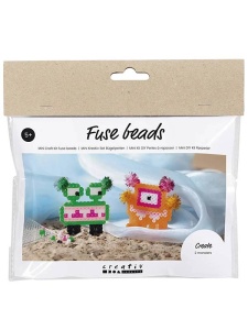Kit creativ Mini-Craft pentru copii, monstruleti din margele termoadezive, 977642