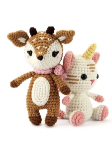 Kit creativ pentru crosetat Amigurumi model Cerb Graine Creative 420220