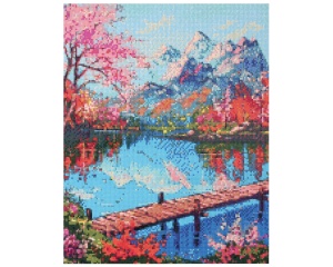 Kit cu Strasuri model Lac 40 x 50 cm 117060 Graine Creative