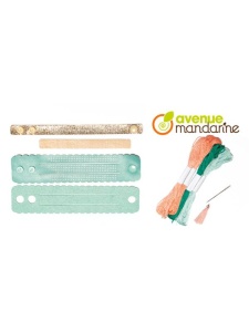 Kit de cusut Avenue Mandarine Bratara Aurie si Verde KC130C