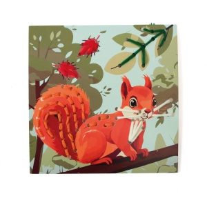 Kit de cusut Graine Creative pentru copii cu personaje din padure 750246