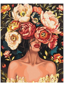 Kit pictura pe numere A Crown of Petals 54014