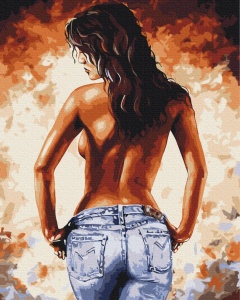 Kit pictura pe numere Denim Trend 52207