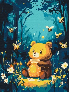 Kit pictura pe numere Friendship with Bees 195