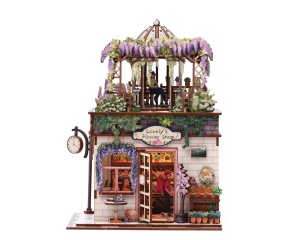 Macheta 3D din lemn, model Florarie 651071 Graine Creative