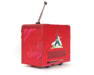 Macheta 3D din Lemn, model TV Paris 651064 Graine Creative