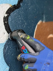 Marker MOP'R PCM-22 cu vopsea multisuprafata, 3 - 19 mm, UNI Posca