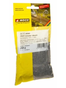 Material pentru diorame profi ballast basaltic rock dark grey 250g Noch 9365