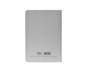 Notebook cu hartie crem punctata 100 gm², coperta gri, Open Notes, Drasca