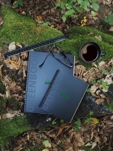 Notebook Greenbook cu spira 80 file 90g Rhodia