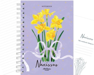 Notebook Narcise spiralat A5 80g 120 file