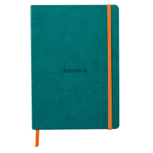 Notebook Rhodia Rhodiarama 1174, A5, 80 file, hartie liniata ivory 90 g/mp, pentru stilou si marker