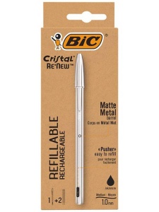 Pix metalic cu mecanism + 2 rezerve BIC BC997201/2