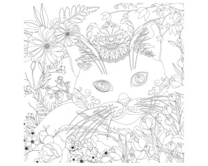 Plansa din carton panzat Art Therapy model Pisica 30 x 30 cm Phoenix 02120206802