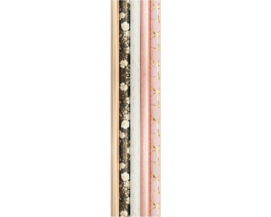 Rola de Hartie pentru Impachetare Cadou Ambalaj 80g 2x0,7m Model Floare de Primavara Clairefontaine 212907C