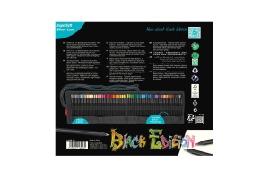 Rollup 72 Creioane Colorate Black Edition Faber-Castell