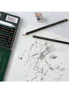 Set 11 Instrumente Grafice Pitt Graphite Matt Faber Castell 115220
