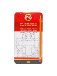 Set 12 creioane grafit Technic HB-10H Koh-I-Noor 1502/I