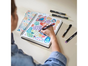 Set 12 Markere Creative Acrylic Sharpie Varf Rotund Pastel
