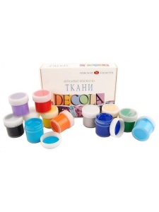 Set 12x20 ml culori textile Decola 4141216 Nevskaya