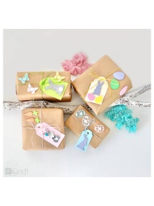 Set 15 abtipilduri Fluturasi in culori pastel Dp Craft DPWL-035