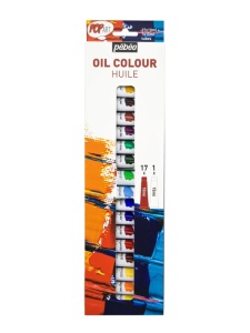 Set 17x10ml Culori Ulei Pop Art + 15ml White 669610 Pebeo