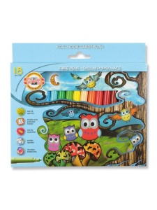 Set 18 carioci Owls Koh-I-Noor 1012-18
