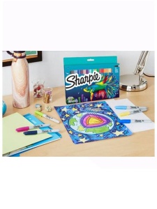 Set 18 Markere permanente Fish Sharpie 2201230
