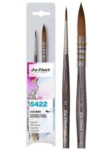 Set 2 pensule cu varf din fire sintetice Colineo da Vinci 5422