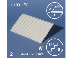 Set 2 placi albe pentru acoperis 1:100 08.40111.2 Schulcz