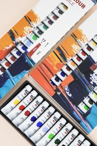 Set 23x10ml Culori Ulei Pop Art + 15ml White 669620 Pebeo