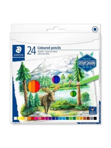 Set 24 creioane colorate Design Journey 146C Staedtler 146CC24