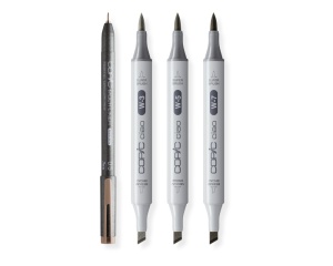 Set 3+1 Copic Ciao Colectia SHADE – Gri Închis cu Ton Cald 22075420