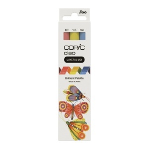 Set 3 markere cu cerneala pe baza de alcool, Copic Ciao Brilliant, 220750303