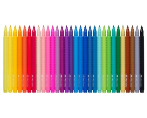 Set 30 Carioci Grip Faber Castell 155335