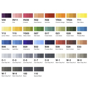 Set 36 markere Copic Sketch Basic Colors 21075158