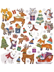 Set 38 abtipilduri - Animalute specifice iernii Dp-Craft DPNK-100