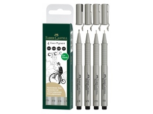 Set 4 Markere Ecco Pigment Faber Castell 166004