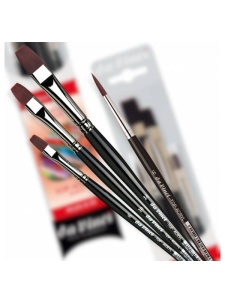 Set 4 pensule cu varf din fire sintetice Top-Acryl da Vinci 4220