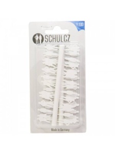 Set 40 figurine din plastic alb Schulcz 02.40001.40
