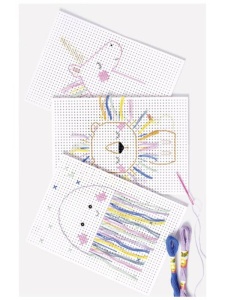 Set 40 Foi de carton perforat pentru cusut F2324