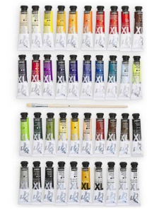 Set 40 x 20 ml Culori de ulei fine XL Oil + 1 pensula Pebeo 920246